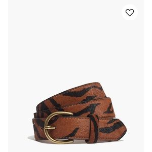 Madewell Calf Hair Belt Large New!
